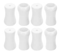 Alasum 16 Piezas de Accesorios de Cortinas para Ventanas en Plástico Blanco, Fáciles de Instalar y Finamente Elaborados, Ideales para Dormitorio y Sala de Estar