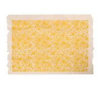 Alasum 1hoja Papel de Transferencia Decorativo para Cerámica bajo Vidriado Calcomanía de Arcilla Tradicional con Patrón Floral Única para Manualidades de Alfarería