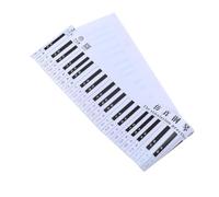 Alasum 1pieza Portable Piano Keyboard Comparison Chart Pegatinas Para Teclados De Piano Tabla De Para Principiantes y Profesores Visual Para Práctica De Teclado Claves Simulación De