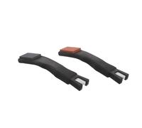 Alasum 2 Afiladores para Patines de Hielo, Piedra de Afilar Doble Cara Portátil para Patines Artísticos y Hockey, Herramienta de Mantenimiento al Aire Libre Ranura en V,