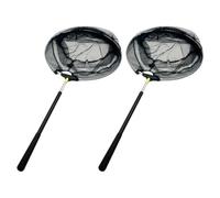 Alasum 2 Juegos Redes de Pesca Telescópicas con Mango Extensible Varilla Plegable de Acero Inoxidable para Captura de Peces y Mariposas Playa y Agua Dulce