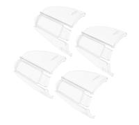 Alasum 2 Pares Protector y Estructura Lateral Gafas para Seguridad de Metálica Resistente Bordes Flexibles Gruesos, Cobertura Fiable contra Salpicaduras y Escombros para Escuela y Viajes