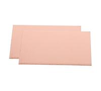 Alasum 2 Piezas Lámina Térmica de Cobre para CPU y Gpu, Placa Plana Disipadora de Calor, 10x5 Cm, para Refrigeración de Portátil y PC de Escritorio