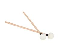 Alasum 2 Piezas Palos De Timbales Sintió Pieles De Batería De Fieltro Accesorios De Tambor Baquetas Palillo De Tambor Adulto Para Suave Práctica Tambor De Fieltro De Caja Arce Negro