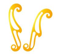 Alasum 2 Piezas Regla Curva Flexible para Costura y Patronaje en Plástico Naranja con Doble Escala y Estructura Reforzada para Proyectos de Sastrería y Diseño Profesional