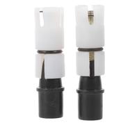 Alasum 2 Piezas Tubo de Expansión para Bastón de Trekking Telescópico, 2 Piezas, Accesorio Resistente para Senderismo, Ajuste sin Vibración, Repuesto para Bastones Plegables de