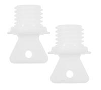 Alasum 2 Tapones de Repuesto para Bolsa de Agua Caliente Sellado Hermético y Diseño Ergonómico en Pp, Ideales para Uso en Bolsas de Agua Caliente de Color Claro