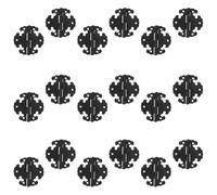Alasum 20 Piezas Bisagras Retro para Caja de Madera Mini Bisagras Negras de Hierro Estilo Vintage Negras para Armario y Muebles Bricolaje y Mejoras de Puertas de Armario de Cocina