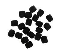 Alasum 20piezas Algodón Anti-spray Para Micrófonos Fundas De Esponja Prueba De Viento Protección Para Micrófono De Solapa Para Grabaciones