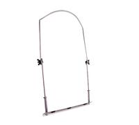 Alasum 24agujeros Soporte De Cuello Para Armónica De Metal Holder Para Huecos Accesorio De Órgano Bucal Práctico y Plata