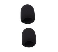 Alasum 2piezas Cubierta Esponja Microfono Antiviento Funda Protectora Duradera Para Grabación y Reuniones Compatible La Mayoría De Micrófonos Diseño Práctico y Fácil De Usar
