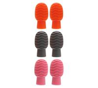 Alasum 3 Pares Protector Almohadillas Baquetas para Silicona Antideslizante de Mute Accesorios Ideales y Batería para Práctica para Estudiantes Principiantes