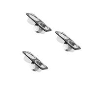 Alasum 3 Piezas Cuenco Alimentador Reptil con Ventosas Doble Compartimento para Comida y Agua Duradero y Fácil de Limpiar Apto para Tortugas Geckos y Terrarios de Vidrio y Acrílico