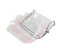 Alasum 3 Piezas Funda para Sillón de Peluquería PVC Transparente | Protección contra Polvo, Ajuste para Barbería y Spa, Diseño Claro, Superficie Lisa, Desmontable