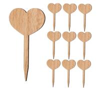 Alasum 30 piezas Etiquetas de Jardinería de Madera Reutilizables Etiquetas Decorativas para Plantas y Flores Prácticas y Estilizadas para Identificación y Proyectos DIY