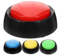 Alasum 4 Botones para Que los Perros Hablen Resistentes al Desgaste, Accesorios para Cachorros, Material Abs y Diseño Robusto para Entrenamiento en Oficina o Escuela Color Aleatorio