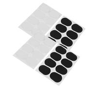 Alasum 4 Hojas Almohadillas Alimenticias para Boquilla de Saxofón Tenor de Grosor 0.8 Mm en Negro y Color Claro para Tocaboca de Clarinete