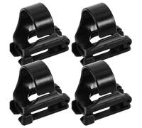 Alasum 4 Piezas Clip para Tubo de Snorkel Plástico Negro Resistente Hebilla de Sujeción para Gafas de Buceo Soporte Seguro y Ligero para Equipo de Buceo y Esnórquel Pack