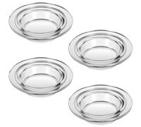 Alasum 4 Piezas Recambio 119mm a Bordes de Vidrio Diámetro Resistente Pulidos de Quemador Cera Aromática Redondo Arañazos y Fácil de Limpiar para Oficina y Dormitorio