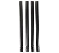 Alasum 4 Piezas Varilla de Escoba de Bruja de Repuesto Negro de Plástico Resistente para Cosplay y Performance, Accesorio Duradero Que No se Deforma Rompe