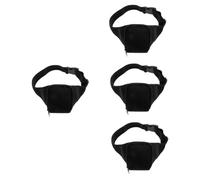 Alasum 4piezas Riñonera para Micrófono Diseño Vertical y Material Duradero para Entrenadores De Gimnasio y Clases De Danza