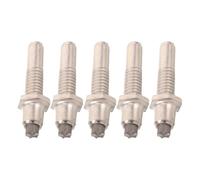 Alasum 5 Piezas Punta de Bastón de Trekking de Acero Tungsteno Conexión Hexagonal y Roscada, Antideslizante y Compatible para Senderismo en Montaña