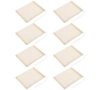 Alasum 50 Bolsas de Algodón Beige Cordón para Cocinar Sopa y Filtrar Café, Reutilizables, Lavables y Fáciles de Usar, Ideales para Hierbas y Nueces