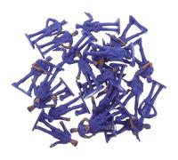 Alasum 50 Figuras de Acción de Policías Miniatura 50 Piezas de Figuras de Plástico Realistas para Decoración de Paisajes Juego de Mesa de Arena y Escenarios de Policía Juguete