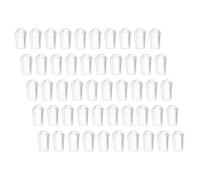 Alasum 50 Fundas de Goma para Perchas Puntas Redondas de 4,5 MM, Protectores para Tornillos y Ganchos Metálicos, Ideales para Estantes y Ropa Colgada