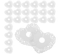 Alasum 50 Unidades Marcadores de Copas en Forma de Corazón de Papel Blanco Reutilizables para Decoraciones de Bodas y Fiestas Estilo Chic y Aspecto Armonioso