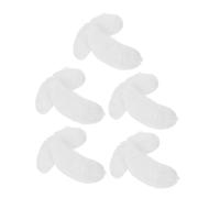 Alasum 5pares Cejas Blancas Autoadhesivas De Algodón Para Disfraz De Santa Claus Espectáculo Teatral y Fiesta Navideña Accesorio De Maquillaje Realista Para Grupo