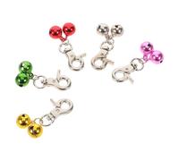 Alasum 5piezas Campanas Coloridas de Metal para Collar de Perros y Gatos Decoración de Collar para Cachorros Accesorios Artesanales Vintage para Festivales y Fiestas