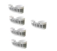 Alasum 5piezas Teclado De Piano Simulador Para Aprendizaje Musical Pegatinas De y Para Principiantes Piano y Electrónico Para y Profesores