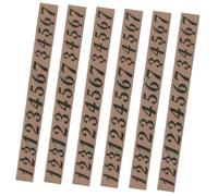 Alasum 6 hojas Pegatinas para de Lengua Adhesivas Sin Residuo Calcomanías Reutilizables para Aprendizaje y Práctica Musical Accesorios Duraderos para Instrumentos de Percusión