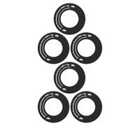 Alasum 6 Piezas Almohadilla de Válvula Redonda de Repuesto para Tabla de Paddle Surf y Colchón Inflable, Material PVC, Fácil Instalación y Rápida Inflación para Kayaks Hinchables