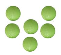 Alasum 6 Piezas Bolas de Golf Luminosas Verdes de Caucho Sintético, Suaves Que Bolas Led, Ideales para Juegos Nocturnos y Práctica Deportiva