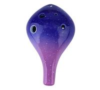 Alasum 6agujeros Ocarina De Cerámica De Estilo Botella De Huecos Para Principiantes Instrumento Musical Para Nose Ocarina Color Gradiente