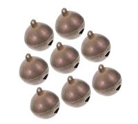 Alasum 8 Campanillas de Cobre Antiguas para Collares de Perro Mini Cascabeles para Mascotas Anilla 25 MM 8 Piezas Accesorio Decorativo para Collares y Manualidades Sonido Melodioso
