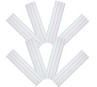 Alasum 8 Etiquetas Magnéticas Reutilizables Borrables Plástico Diseño de Cuadrícula con Líneas Múltiples Ideales para Escritorios y Suministros de Oficina