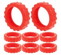 Alasum 8 Fundas Protectoras de Silicona para Proteger Pies 8 Piezas Antideslizantes y Resistentes a Grietas y Prolongar Vida Útil para Ruedas de Maletas