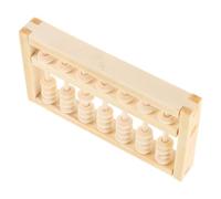 Alasum Ábaco Pequeño de Madera Natural, Juguete Educativo Montessori, Accesorio para Fotos de Cumpleaños de Ñiño, Mini Ábaco Aritmético Tradicional Chino, Herramienta de Conteo