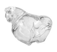 Alasum Adorno de Cristal para Mesa de Café Diseño de Caballo Gordo, Resistente y Versátil, Adecuado para Gabinetes de Entrada y Decoración del Hogar