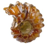 Alasum Adorno de Piedra de Cristal Pequeña Forma de Caracola para Decoración de Escritorio Piedra Cristal Natural Adecuado para Hogar y Fotografía