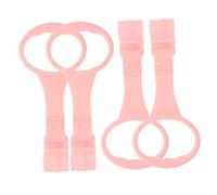 Alasum Anillas de Soporte para Bebés, Accesorio para Caminar Infantil, 2 Pares Rosa, Material Seguro y Resistente, Portátiles para Juegos y Entrenamiento de Fuerza, Ayuda para Bebés