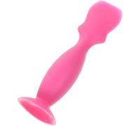 Alasum Aplicador Flexible de Crema Antiarrugas para Perros de Silicona Rosa Ventosa, Pincel para Pasta de Manchas de Lágrimas, Cuidado Piel para Mascotas, Uso Cómodo y Preciso