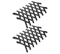 Alasum Barrera Extensible para Perros 2 Piezas Protección para Ventanas de Coche en Material Plástico PP Valla Retráctil Segura para Mascotas en SUV y Camiones Adecuado para Viajes y