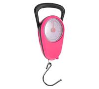 Alasum Báscula de Resorte Portátil con Gancho para Pesca y Cocina, Capacidad 35 Kg, Color Rojo, Mecánica, Adecuado para Pesar Pescado, Alimentos y Equipaje, Uso en Exteriores y Viajes