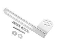 Alasum Bisagras de la puerta del refrigerador y del congelador Bisagras profesionales de recambio 1 Set Acero galvanizado Plata para uso doméstico y reparación