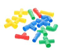 Alasum Bloques De Construcción De Tuberías De Agua De Plástico para Niños, Tamaño Mediano, Juego Educativo Creativo De Tubos De Juguete Coloridos, Desarrollo Motor y Aprendizaje Casa, 1 Set