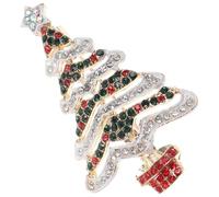 Alasum Broche de Árbol de Navidad de Aleación Tecnología de Inserción y Goteo, Diseño Único, Ligero y Cómodo para Banquetes y Fiestas Navideñas